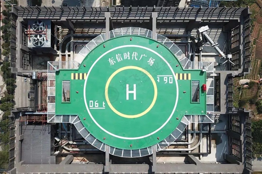 直升機(jī)停機(jī)坪機(jī)場(chǎng)標(biāo)志顏色是固定的嗎？都有哪些？